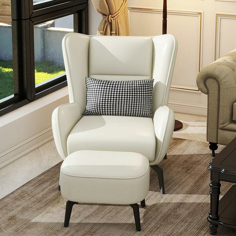 Standard Size Modern Solid Colour High-Back Arm Chair Water Resistant