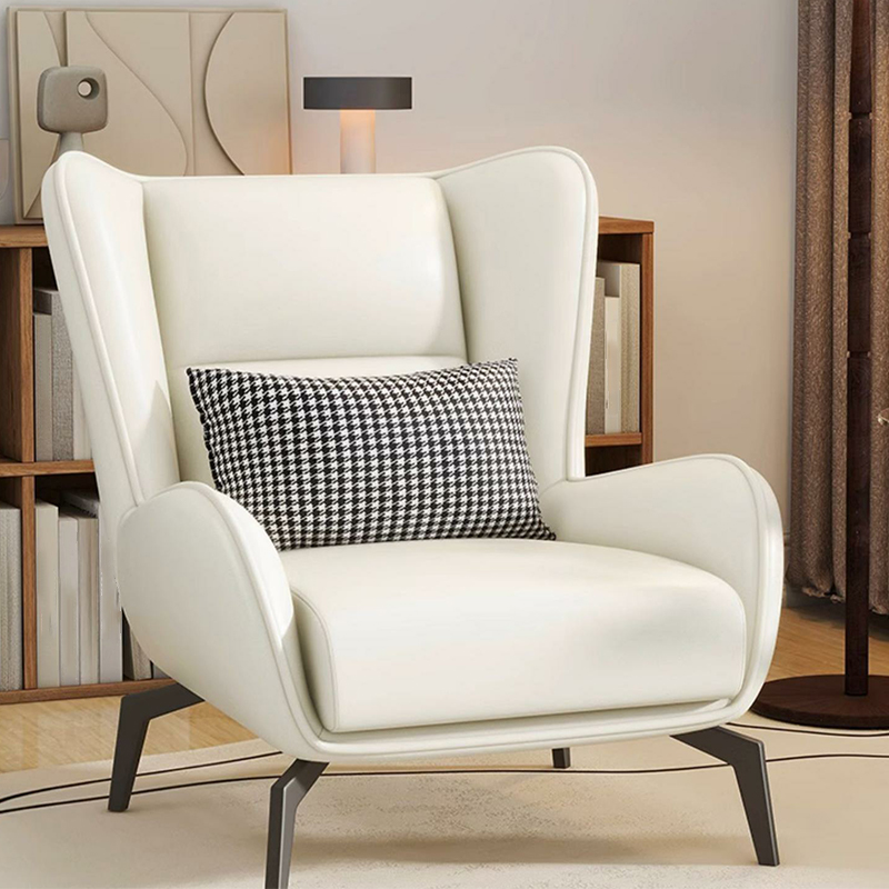 Standard Size Modern Solid Colour High-Back Arm Chair Water
