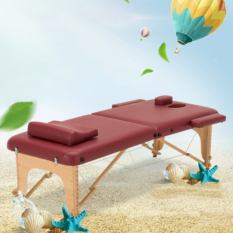 Adjustable Height Wood Massage Bed Extra-Large with Limited 60-Day Warranty