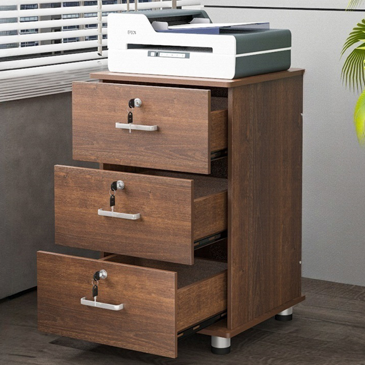 16" L × 16" W Filing Cabinet with Locking Drawers for Home Office