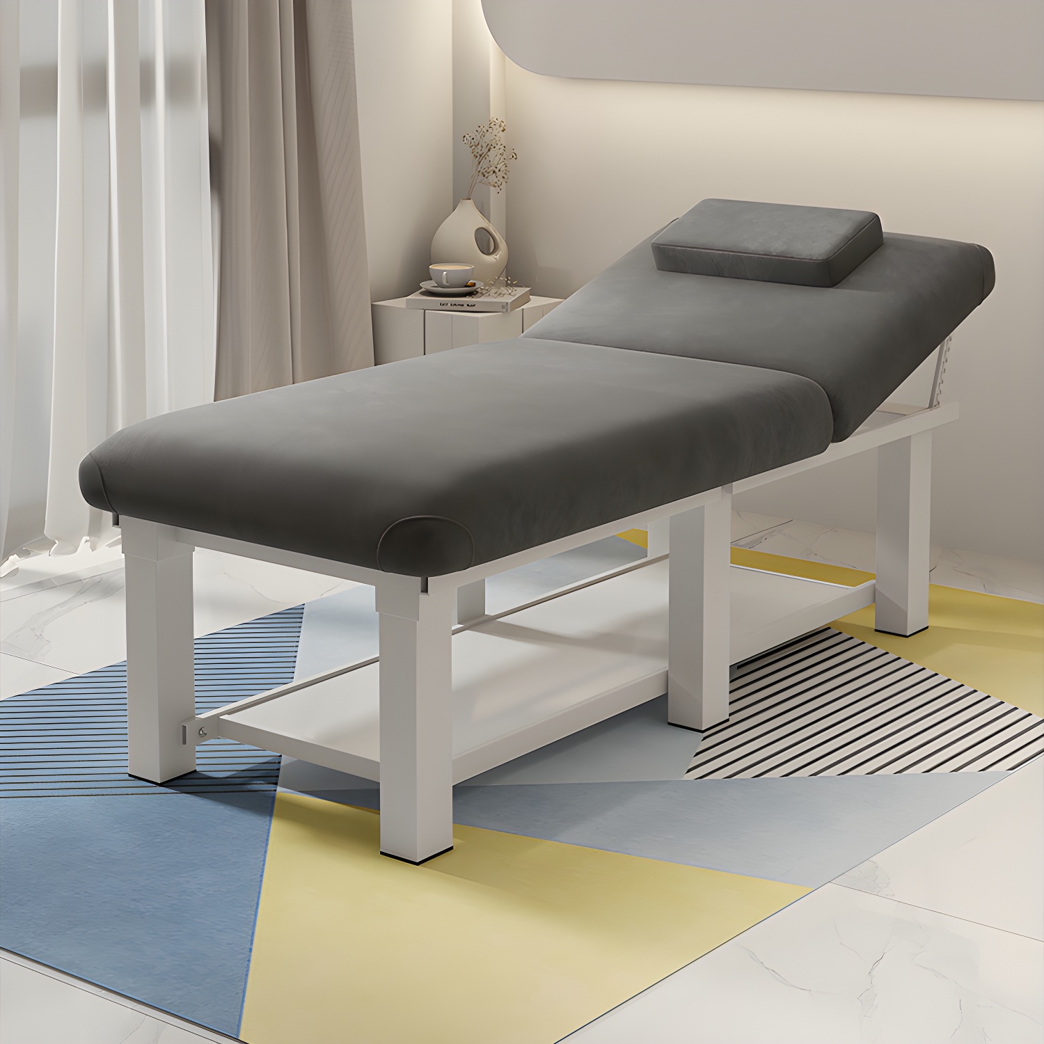 Sponge Filled Massage Table with Stable Base, Water Resistant