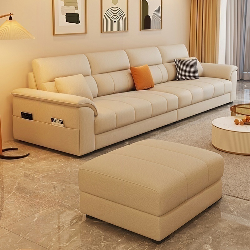 L-Shape/Straight Reversible/Horizontal Sofa Chaise/Sofa Couch with Concealed Support for Living Room