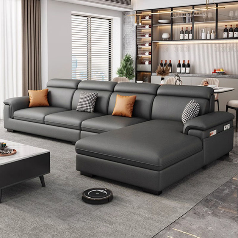 L-Shape/Straight Reversible/Horizontal Corner Sectional/Sofa with Pine Frame & Concealed Support for Living Space