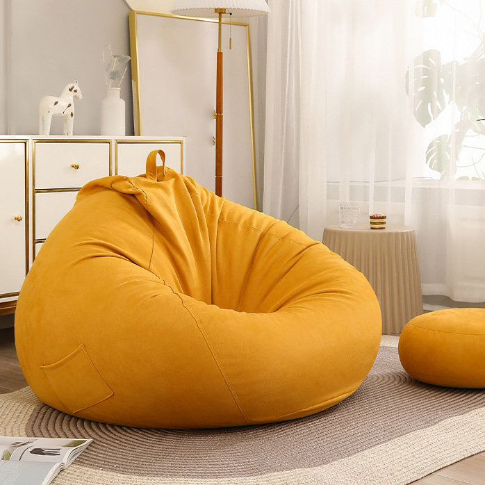 Contemporary Multi Colour Armless Bean Bag Set with Repository Home