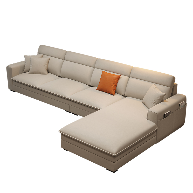 L-Shape/Straight Sofa Recliner/Sofa Couch with Concealed Support and Pine Wood Frame