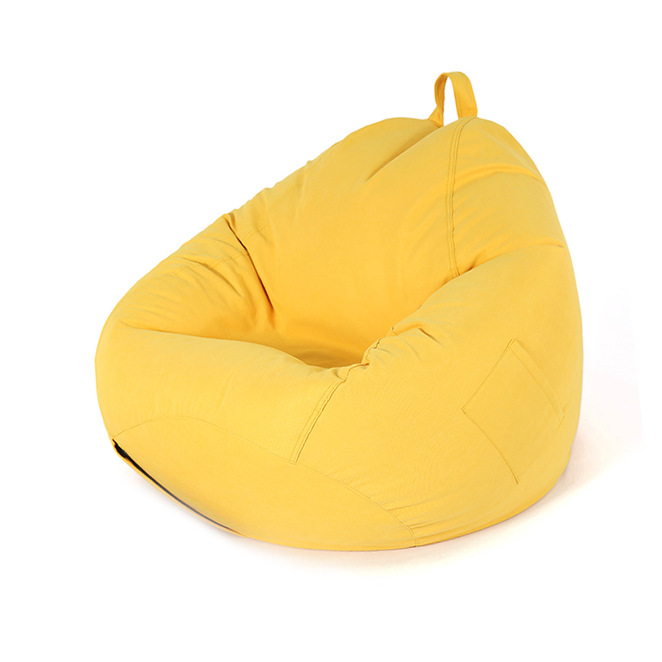 Pre-Filled Green/Burgundy/Cerulean Cotton Blend Bean Bag Chair with Removable Cover Fill Included Bean Bag Chair for Seats 1