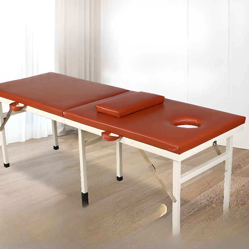 Portable Lightweight Nestable Alloy Rectangle Massage Bed with H-Shape Base