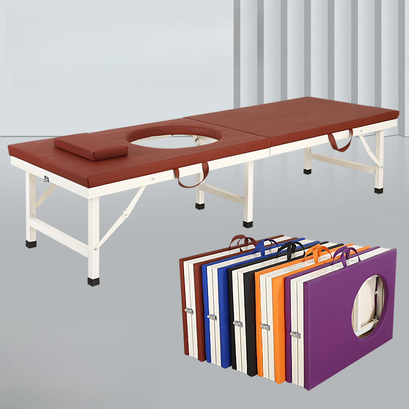 Stainless Steel Slab Base Lightweight Easy To Carry Nestable Rectangular Massage Bed