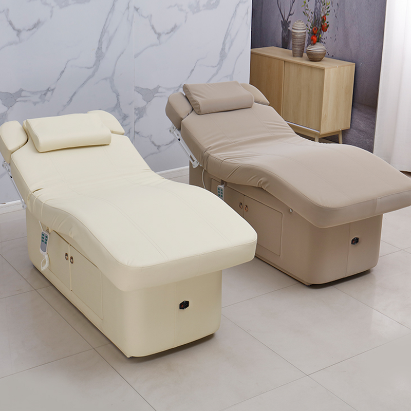 Timber Trestle Base Multi-levelled Rectangle Facial Bed