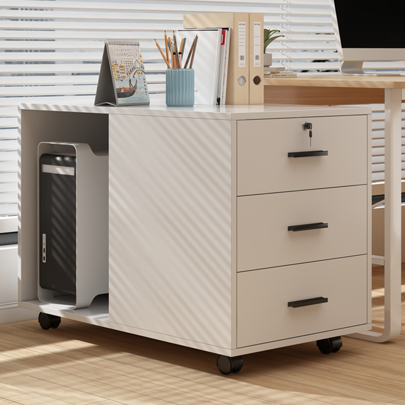 Damp-proof Vertical Filing Cabinet with Turned Swivel, Secretary Safe for Legal Filing Storage