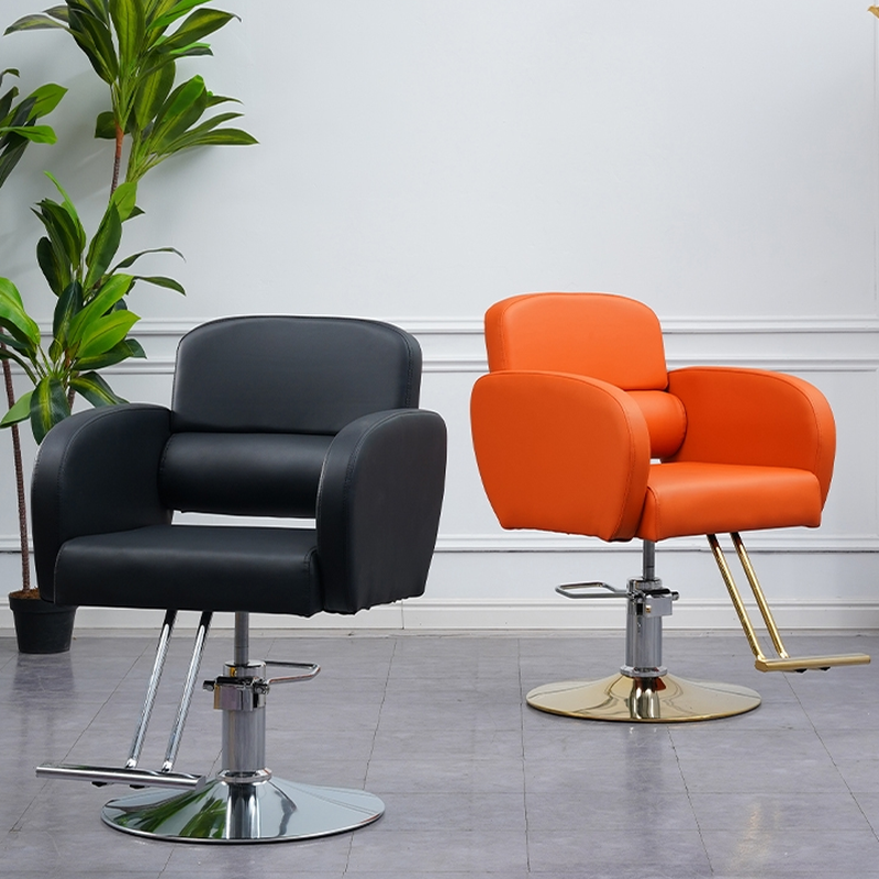 Metal Frame Rectangle Styling Chair with Full Back, Footrest, and Swivel Adjustable Height Feature