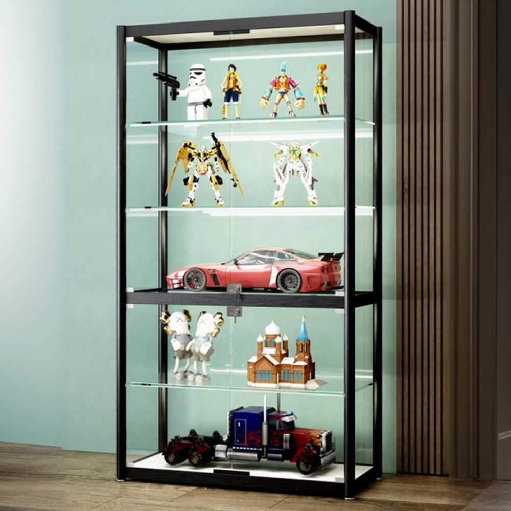 Vitreous Cubitac Display Stand with Enclosed Cabinet