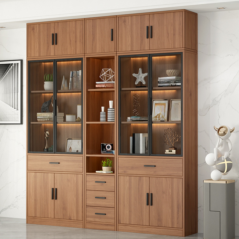 5 Shelves/6 Shelves Standalone Sepia Slab Ground Display Stand with Container