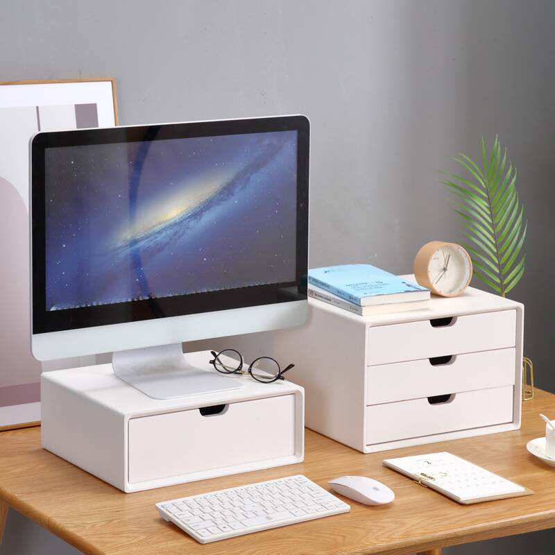 Free Standing Office Lateral Filing Cabinet Receptacle Assembled for Table Top