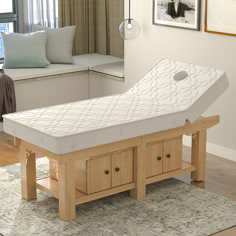 Timber Rectangle Trestle Base Massage Bed