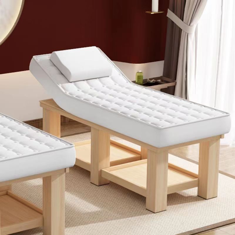 Wood/Steel Rectangle Trestle Massage Bed