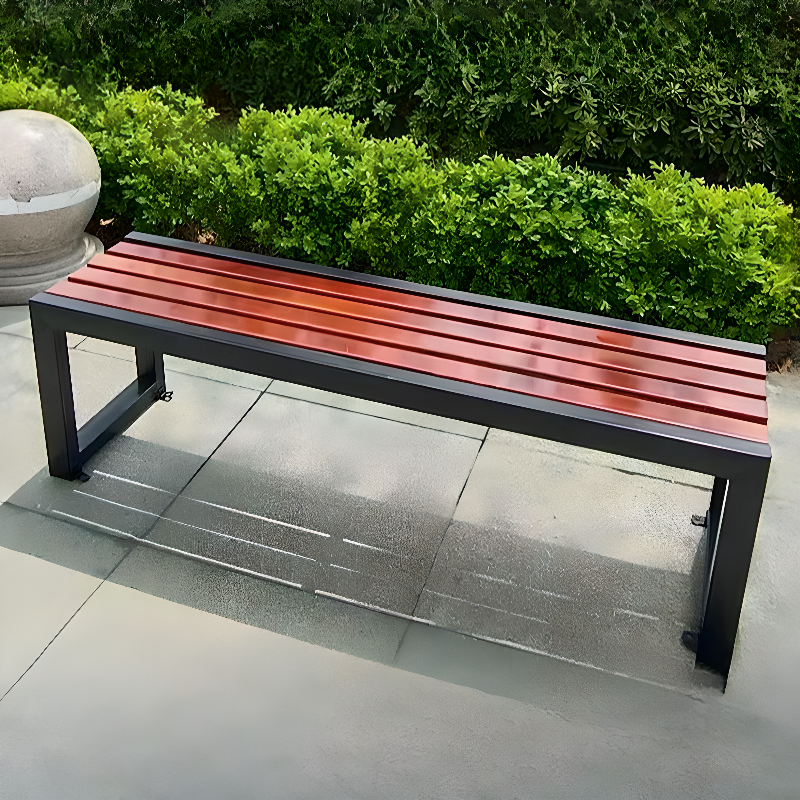 Casual Patio Bench Rainproof Navy Blue/Lime Green/Multiple Colour Timber