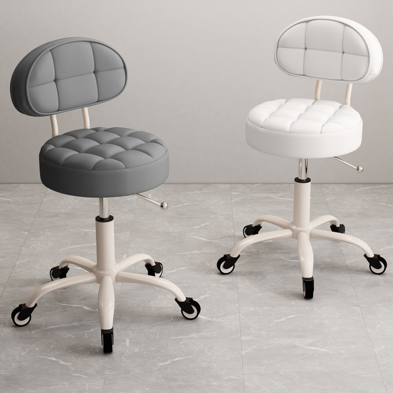 Adjustable Metal Round Striped Styling Chair
