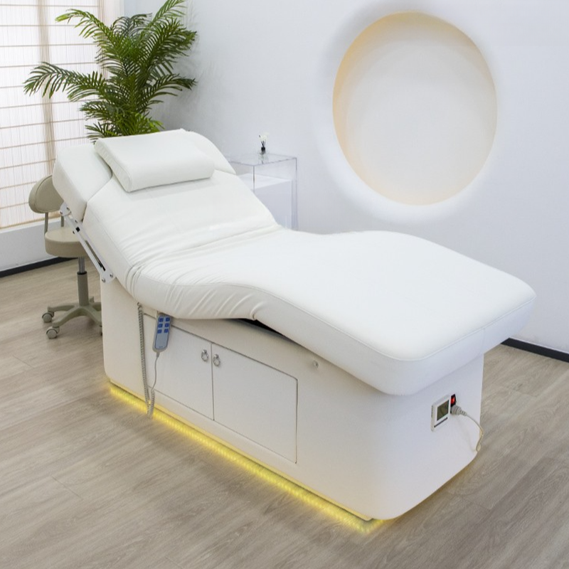 Fixed Height Massage Bed with Lumber Rectangle Top