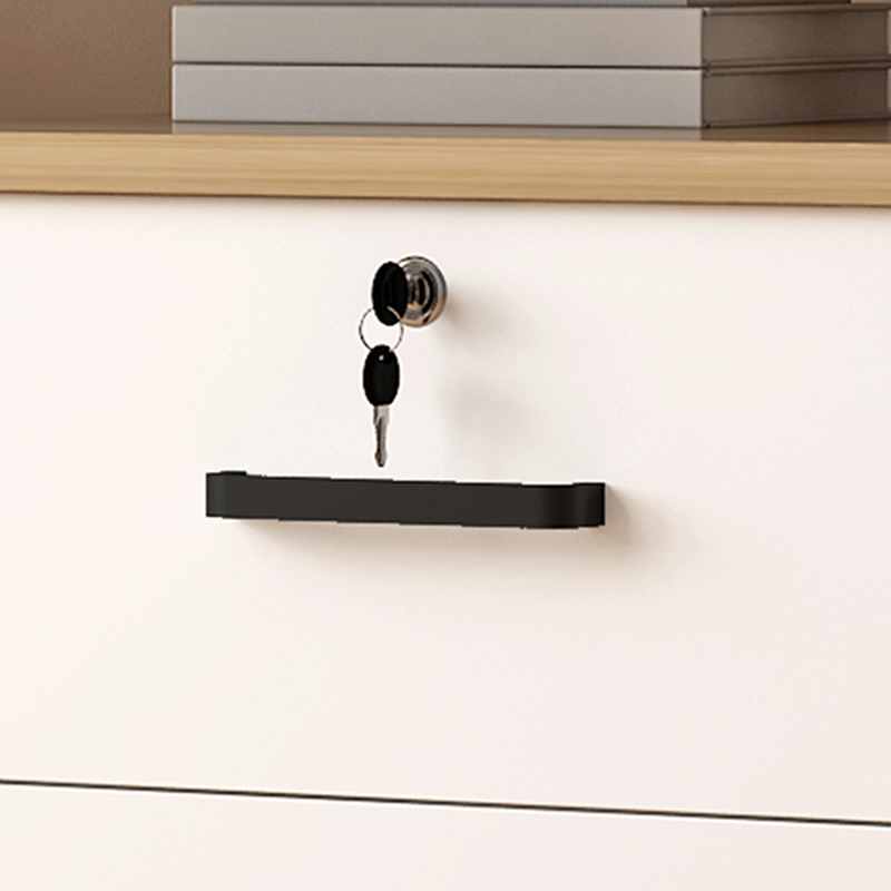 Assembled Under Desk Vertical Filing Cabinet with Secretary Safe and Legal Filing Storage