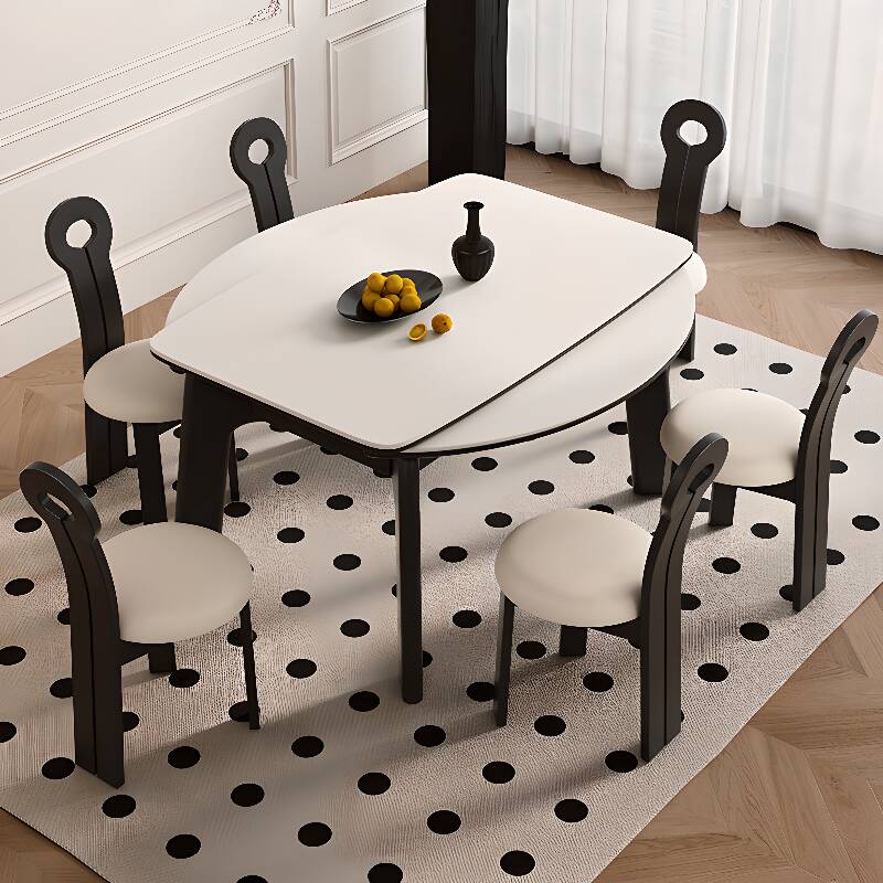 Sintered Stone Tuneable Dining Table Set Seats 4/6 People/for 2