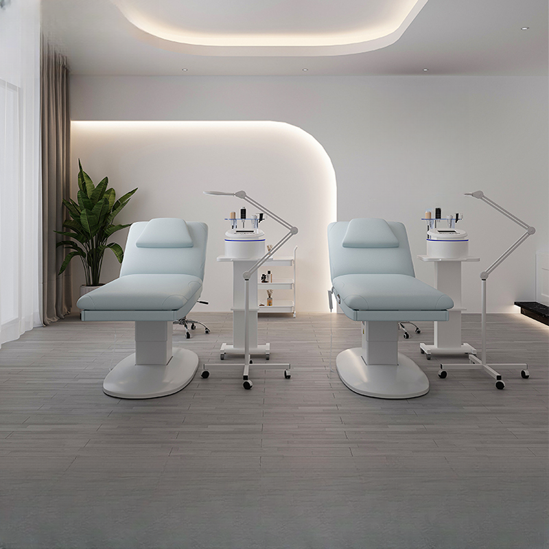 Polymerized Material Multi-levelled Height Adjustable Rectangular Massage Bed