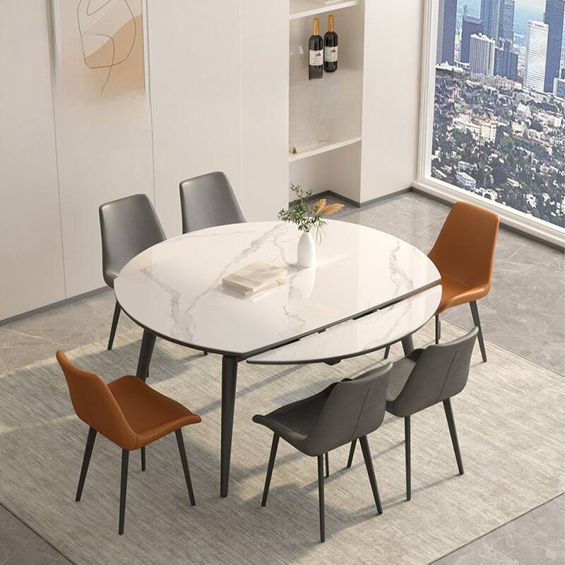 Variable Dining Table Set Expandable for 4 People/Seats 6/for 2