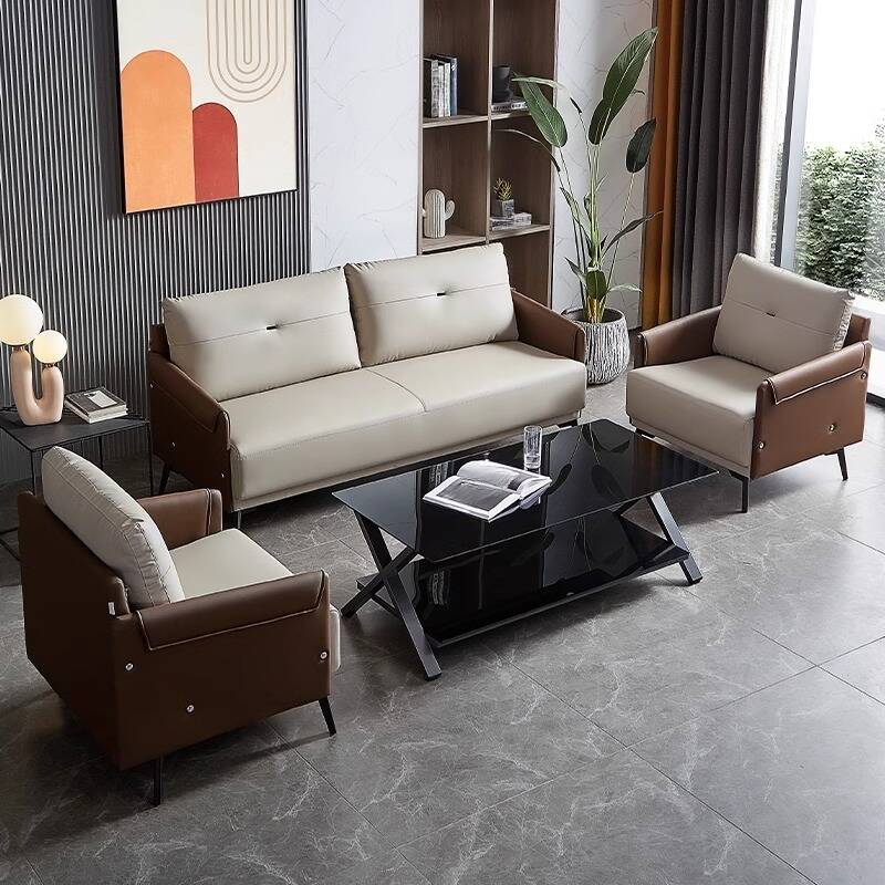 Contemporary Solid Colour Stain Resistant Floor Sofa/Single Sofa for 1-seater/3 Person