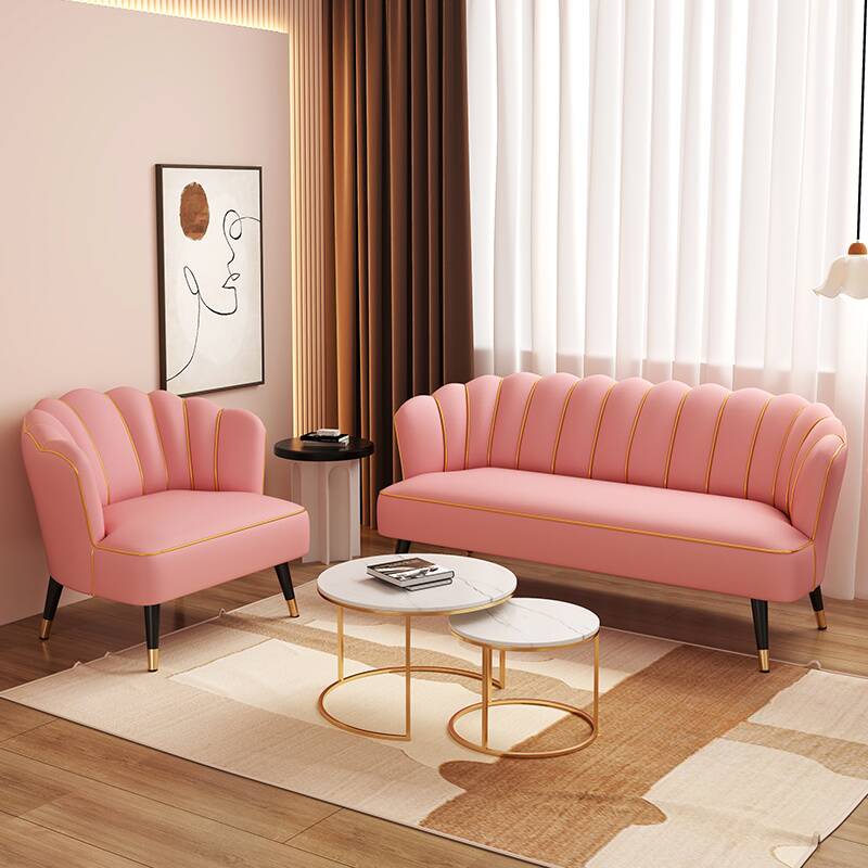 Contemporary Modern Parlor Solid Colour Water Resistant Floor Sofa