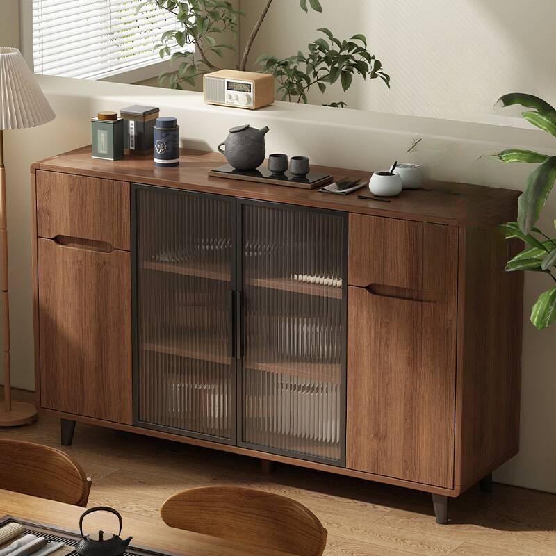 Cocoa Detached Flooring Sideboard with Worktop for Kitchen Use