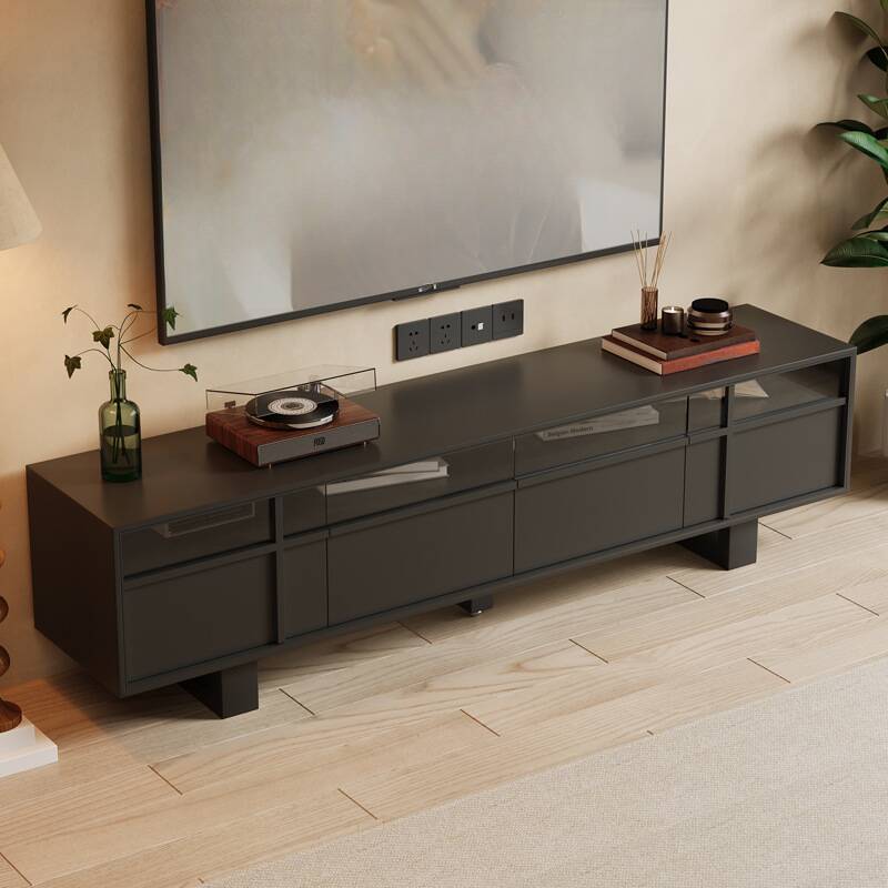 Warm Shaker Rectangular TV Stand for Sitting Room