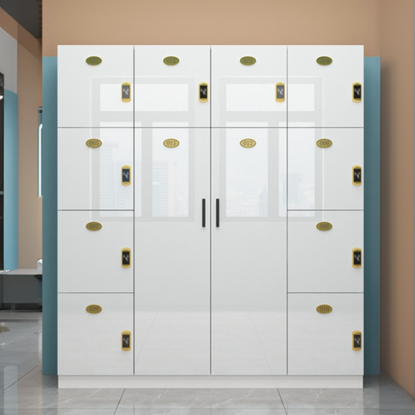 Gym & Locker Room Lockers, Installation Required, Lockable with Lock Included