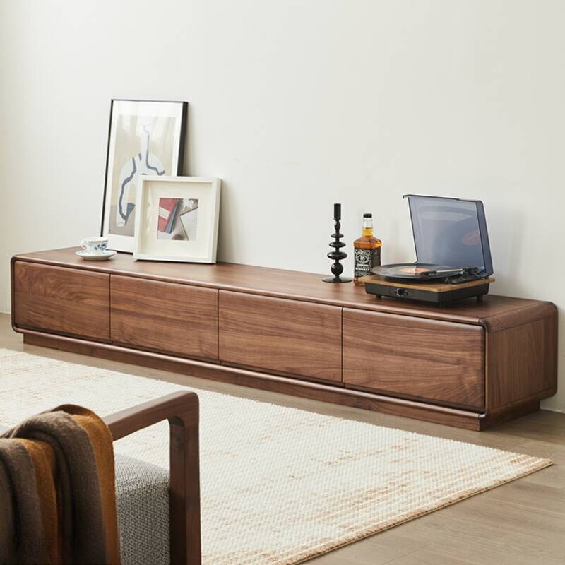 Cocoa Modern Design Timber Rectangular TV Stand with 4 Drawers