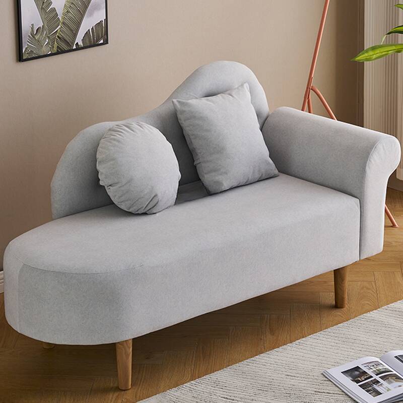 Chaise Lounge Loveseat: Overstuffed Right-hand Arm with Nook Corner Unit