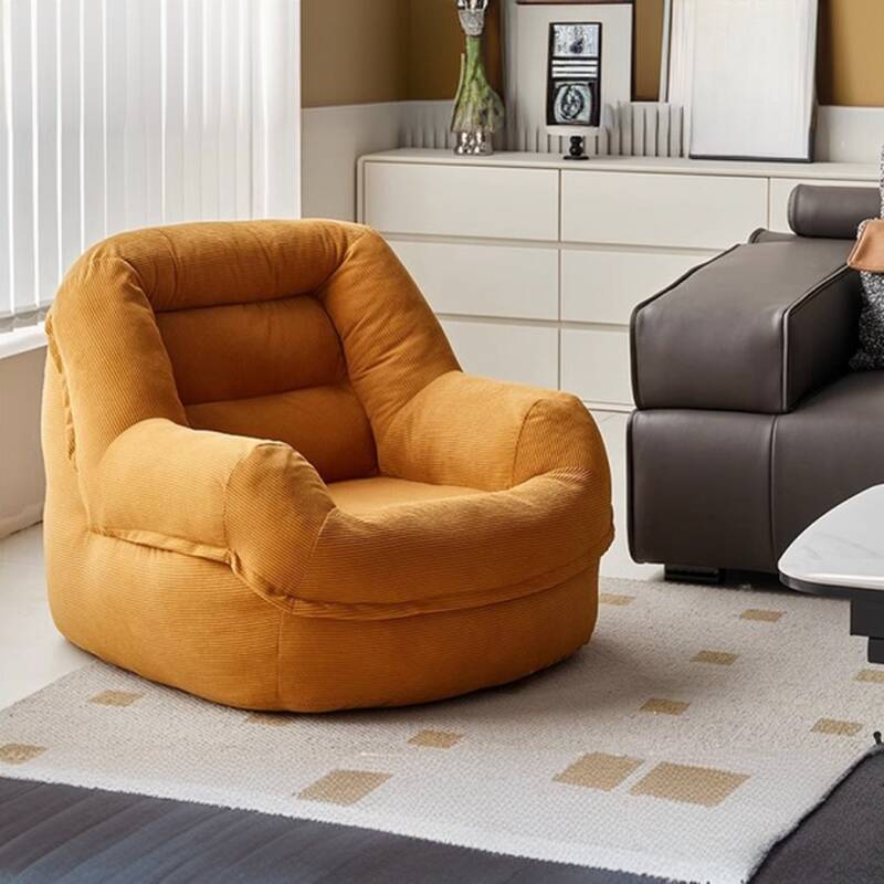 Contemporary Solid Colour Arm Chair with Fixed Back and Slipcover