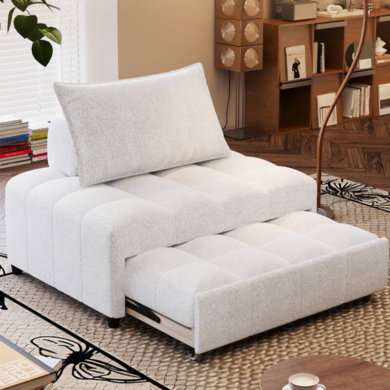 Moisture-proof Lumber Futon Daybed with Pillow Back, Seats 1/Love Seat, Pillow, Tufted, Twin XL/Twin/Full Size