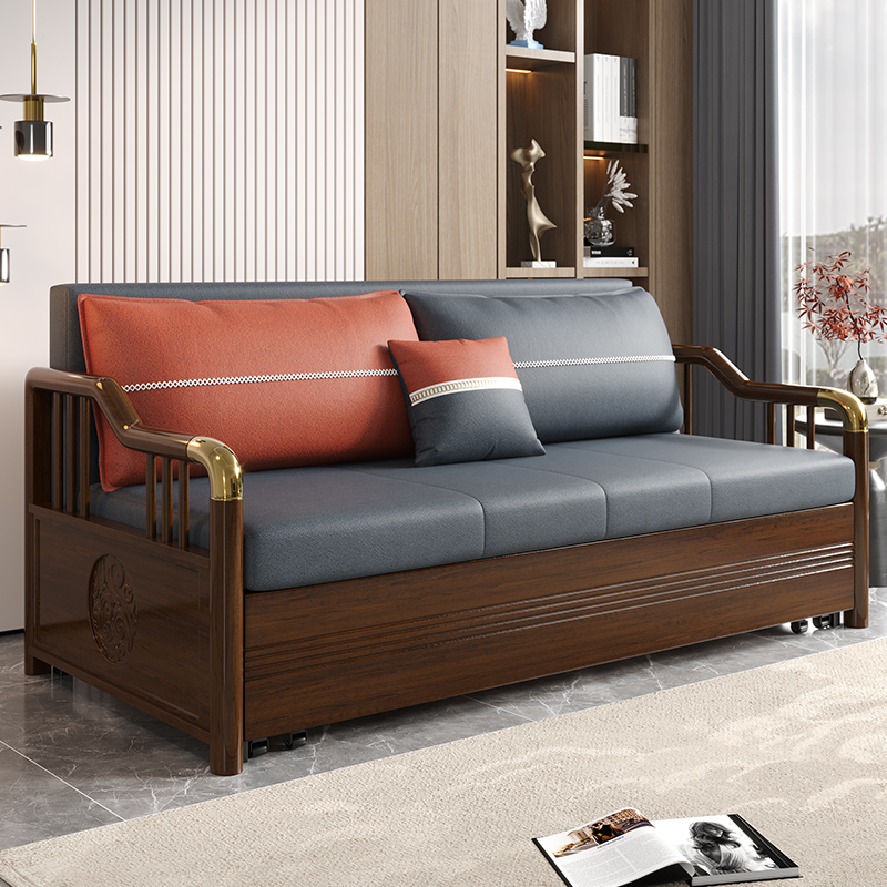 Glam Tear Resistant Sleeper Futon with Repository Storage