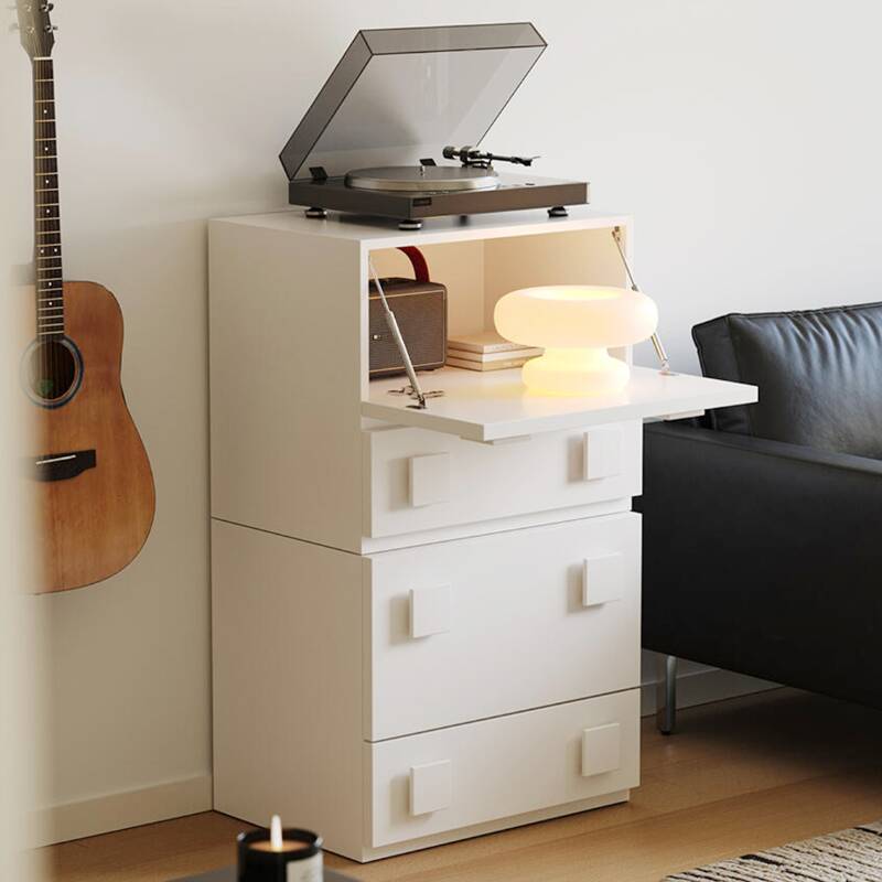 Trendy Narrow Sideboard with 1 Drawer, 1 Shelf, 1 Door & Compartment