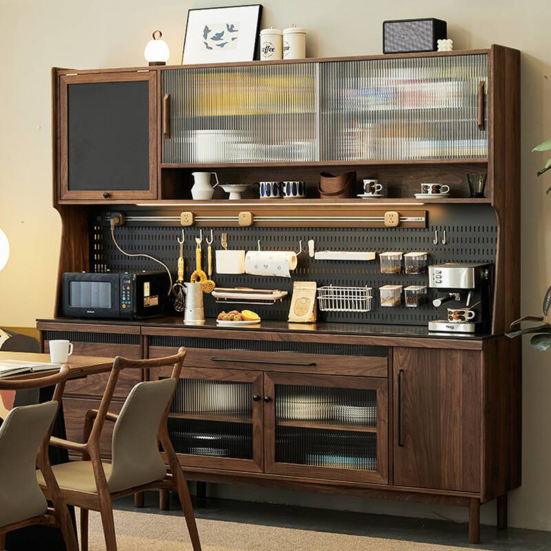 Auburn Modern Simple Style Walnut Buffet Table