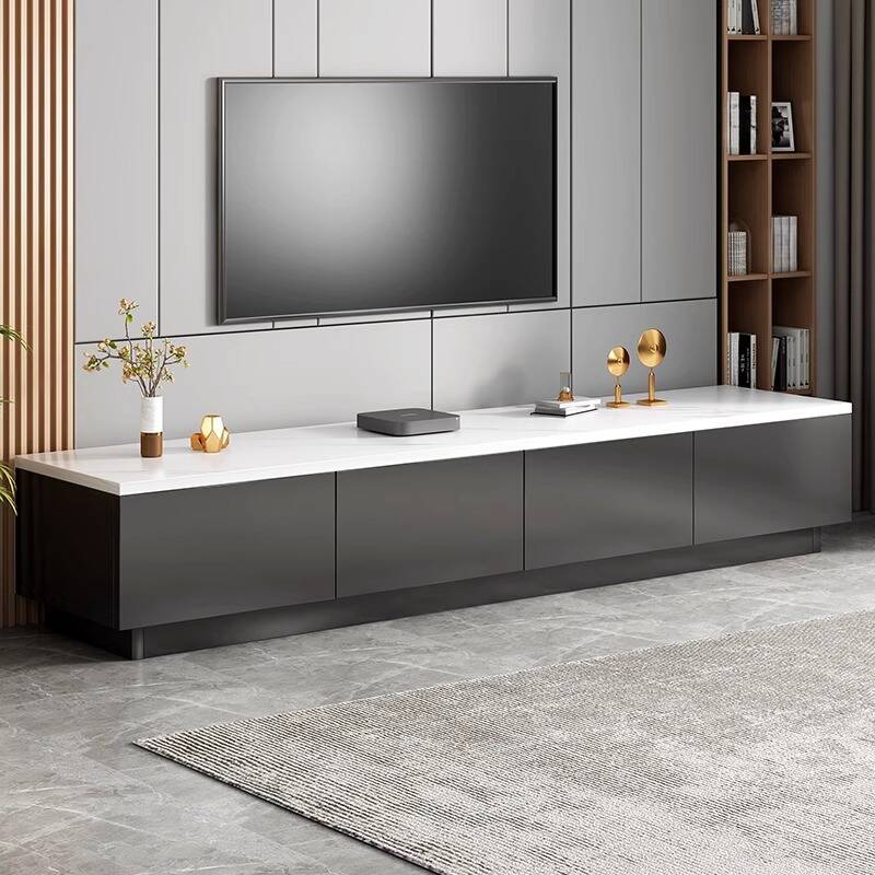 Deco Lumber TV Stand with Multiple Drawer Configurations