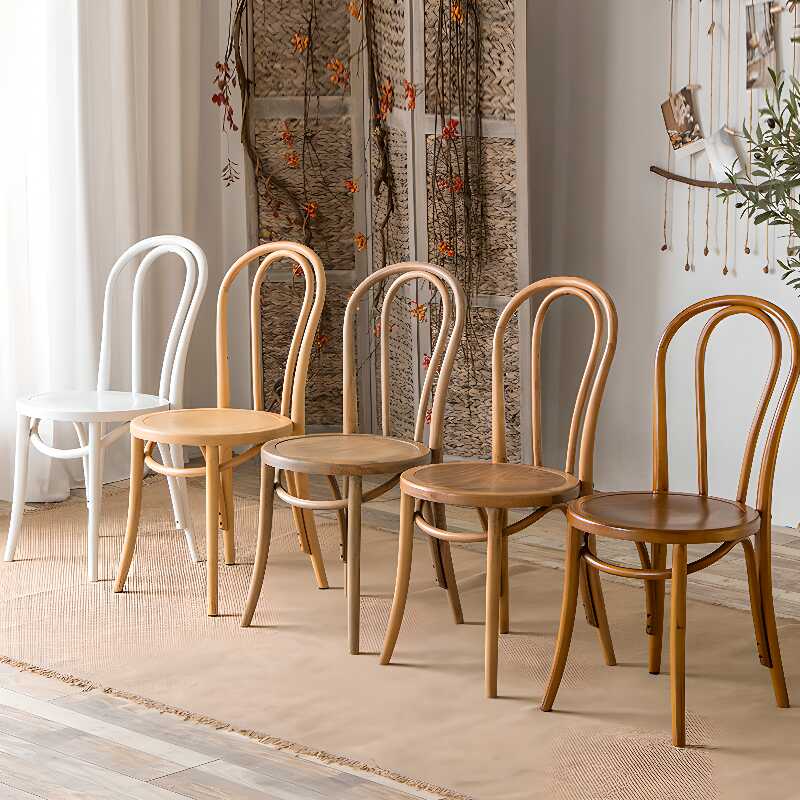 Simplistic Side Chair with Ventilated Back and Midnight Black/Walnut/Citrus Timber Legs