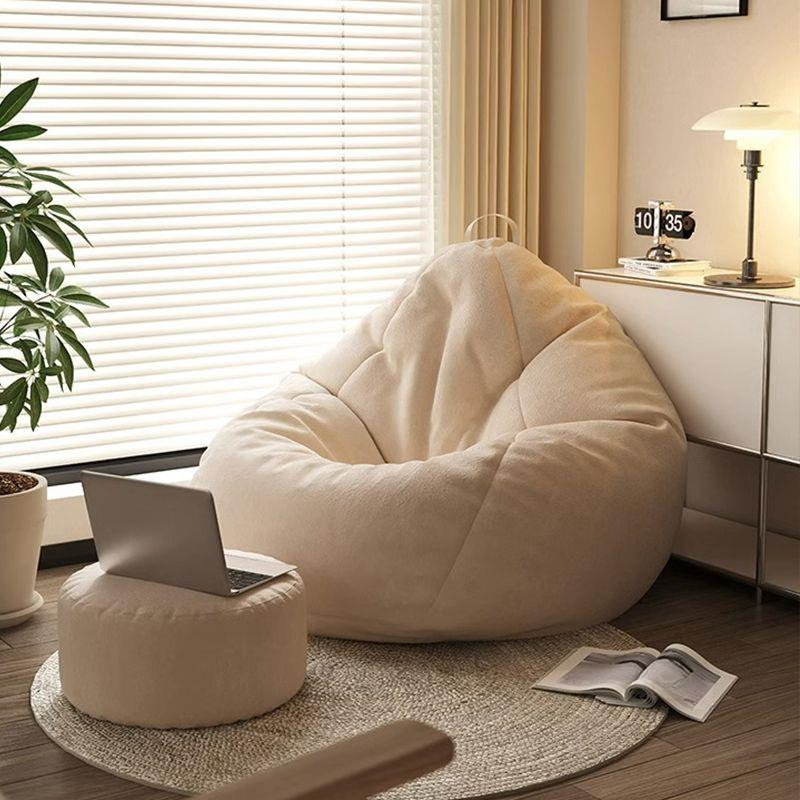Classic Bean Bag Ottoman with Handy Portability, Environmentally Friendly and Moveable with Storage Receptacle