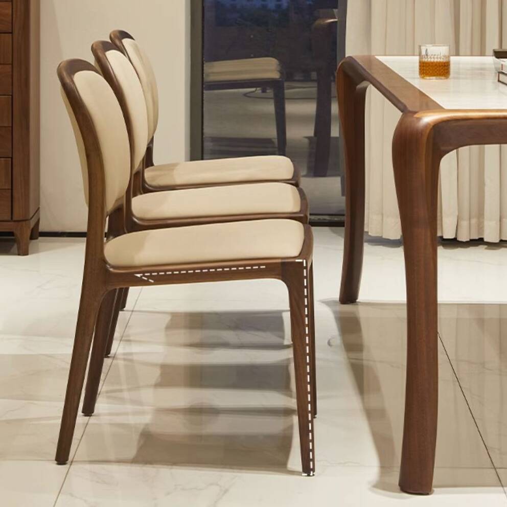 Contemporary Arm Chair with Exposed Back, Padded Upholstery, Arms, and Cocoa Natural Wood Legs