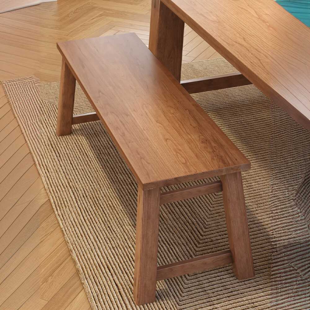 Natural Finish Modish Solid Colour Sitting Bench