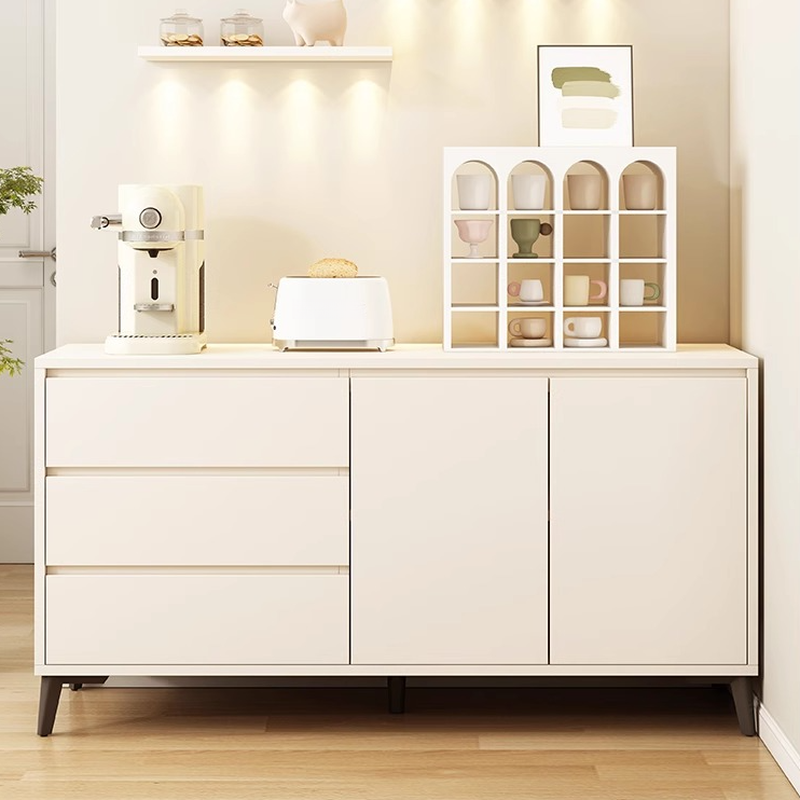 Unattached Standard/Narrow Sideboard with Closet, 3 Drawers, 1 Shelf and 2 Doors/Single Door