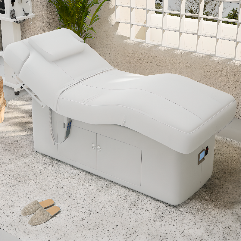 Metal Base Facial Bed with Rectangular Shape