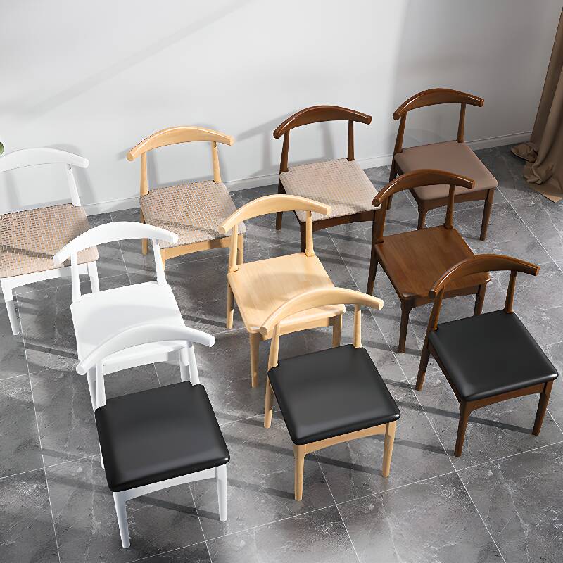 Art Deco Side Chair with Ventilated Back, Cushioned Seat, Chalk/Walnut/Wood Colour Timber Legs