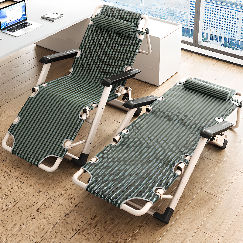 Contemporary Solid Colour Recliner Armchair with Ink/Grey/Brown Upholstery, Metal Frame, Non-Rocking Base, Removable Cushion, and Locking Back Angle