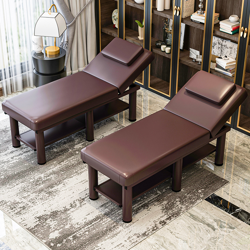 Metal Multi-levelled Trestle Rectangular Facial Bed