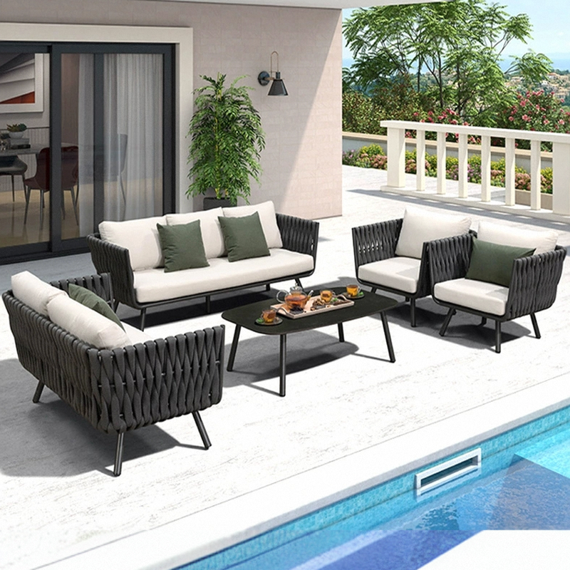 Waterproof Sofa/Loveseat, Seats 3/for 2/Seats 1, Metal Frame, Pillow & Cushion Included, 1 Piece